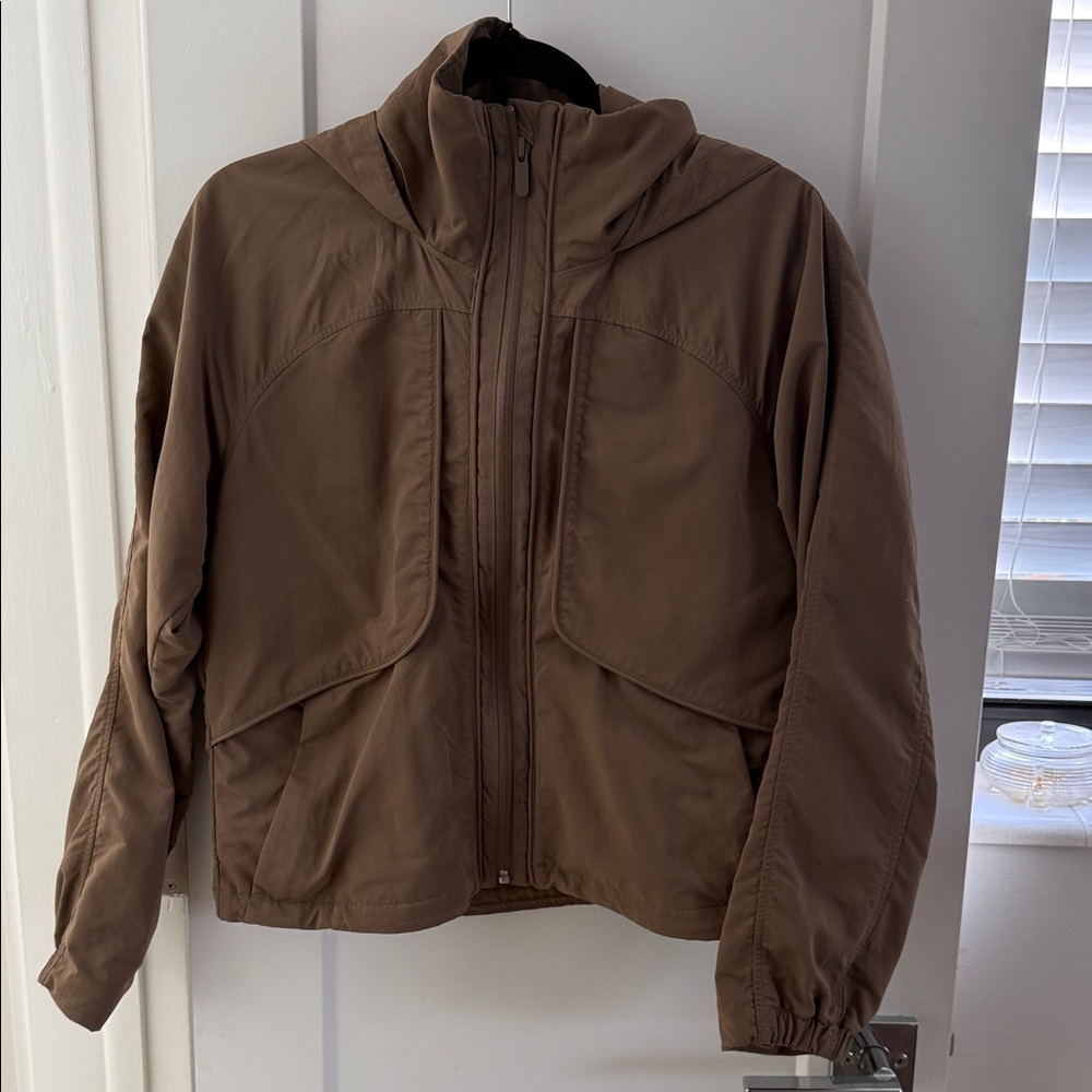 lululemon athletica Tan Hooded Jacket